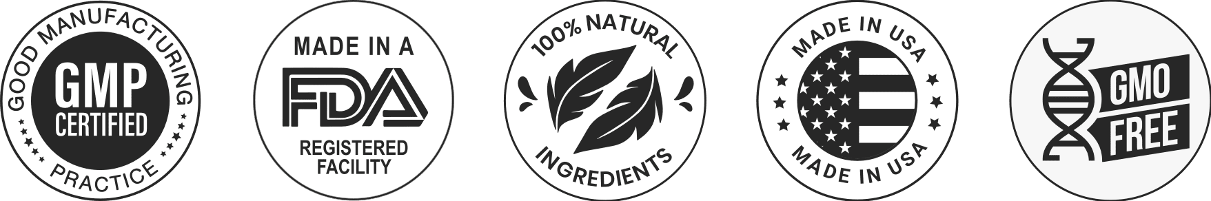Vittaburn certification badges